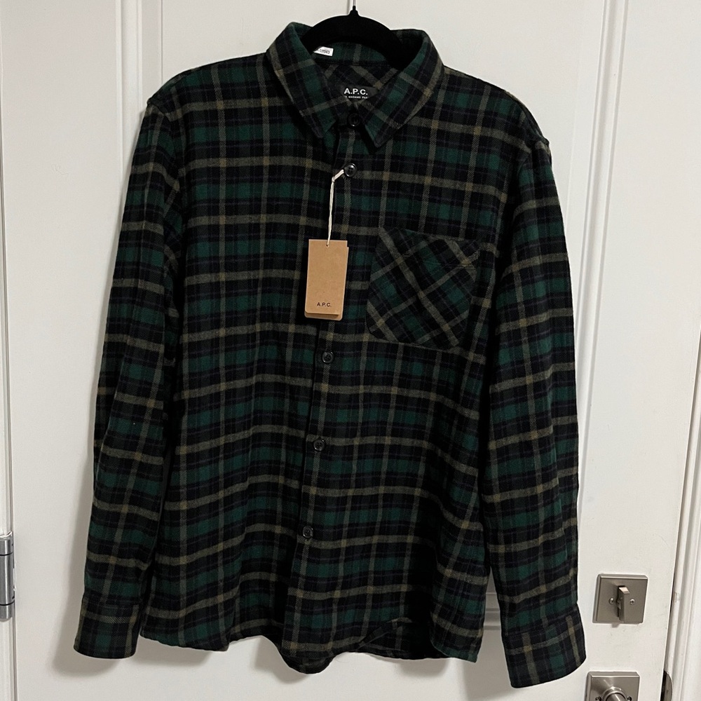 NWT - A.P.C. Men’s Surchemise Trek Wool Blended Overshirt Jacket - Size M